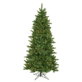 10' x 62" Pre-Lit Eastern Pine Slim Artificial Christmas Tree - Clear Lights