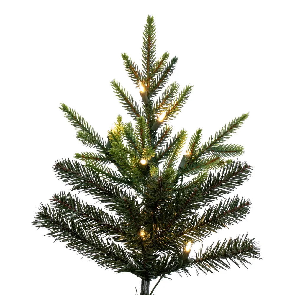 12' x 74" Vermont Fraser Fir Artificial Pre-lit Christmas Tree Warm White LED.