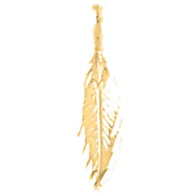 14K or 18K Gold Pine Cone Pendant