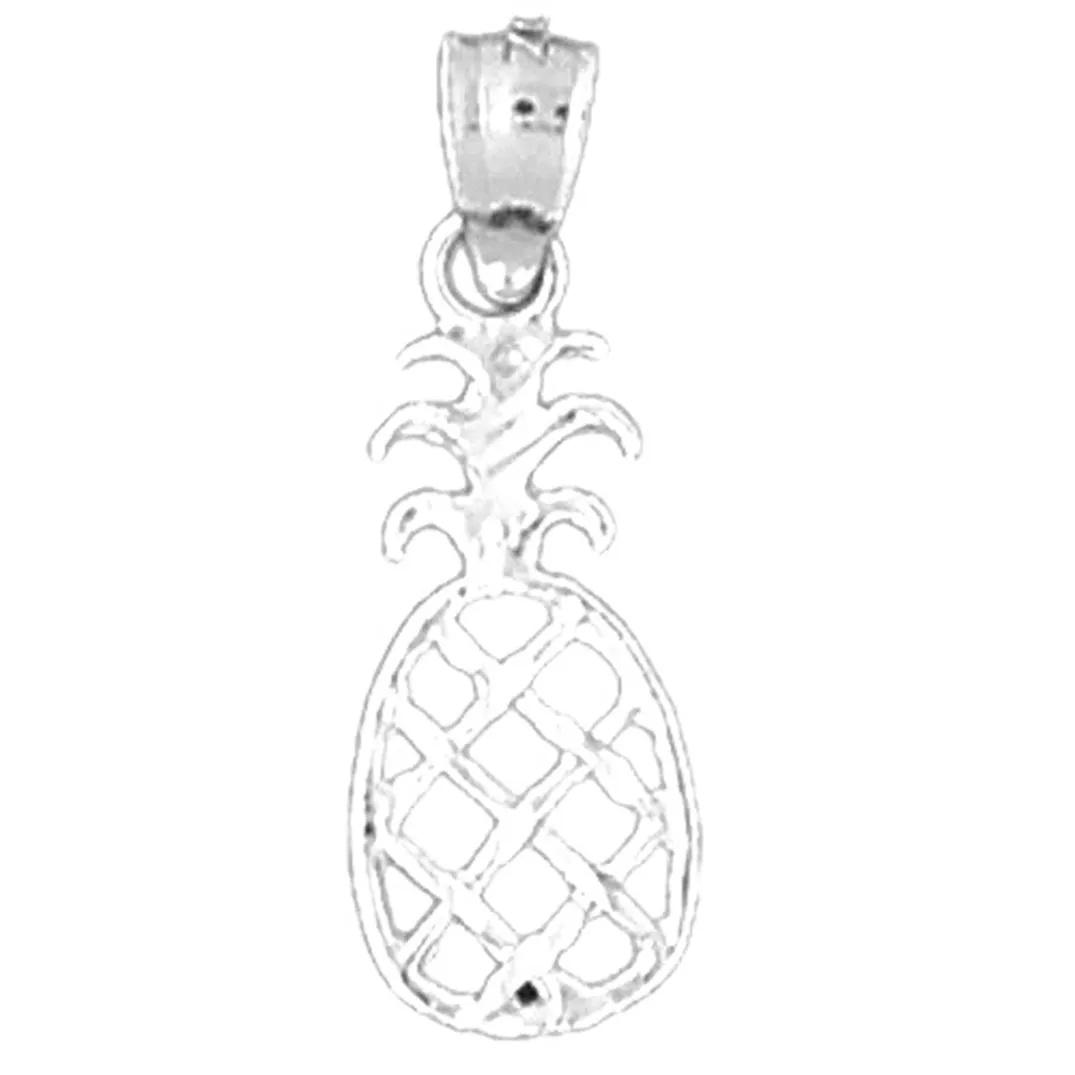 14K or 18K Gold Pineapple Pendant