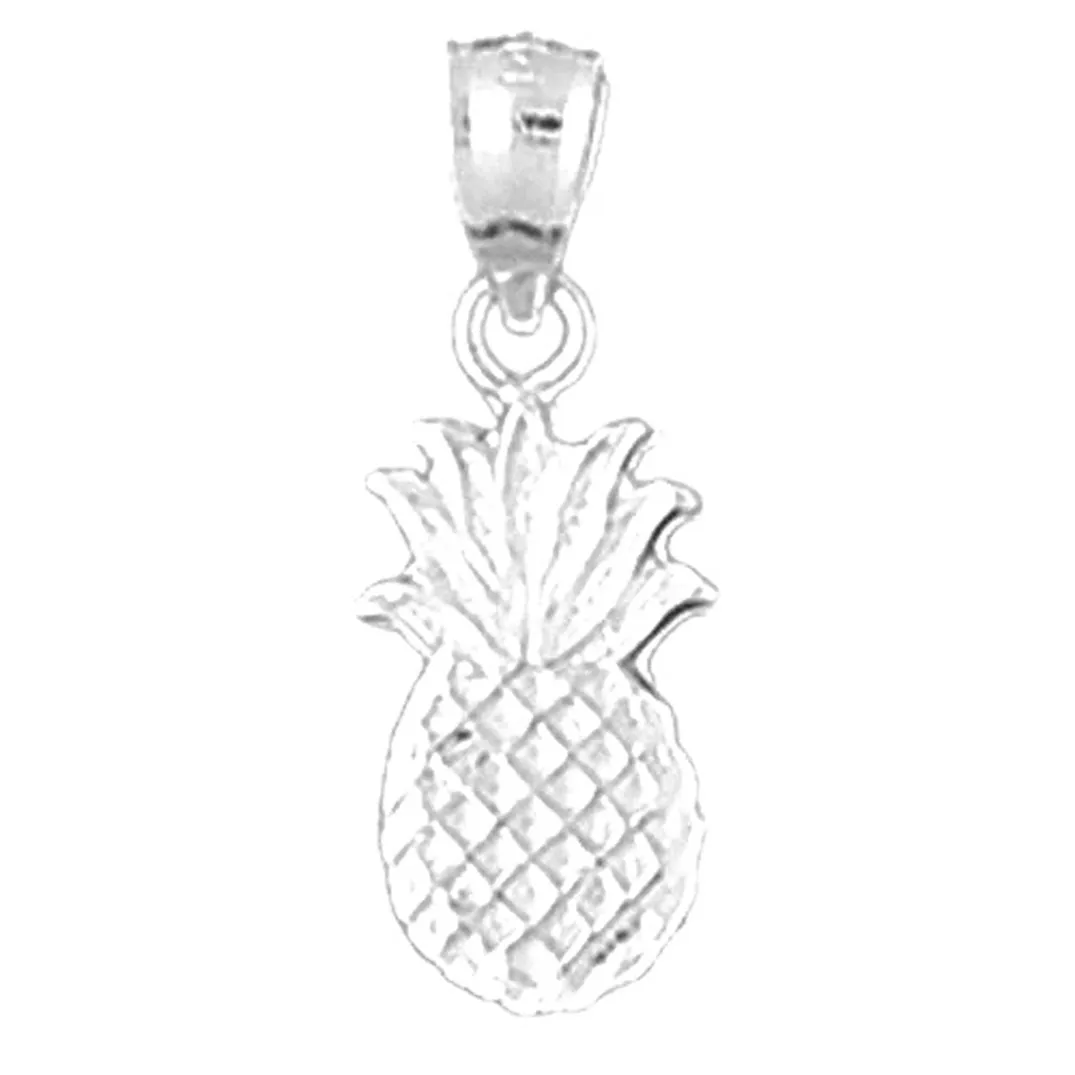 14K or 18K Gold Pineapple Pendant