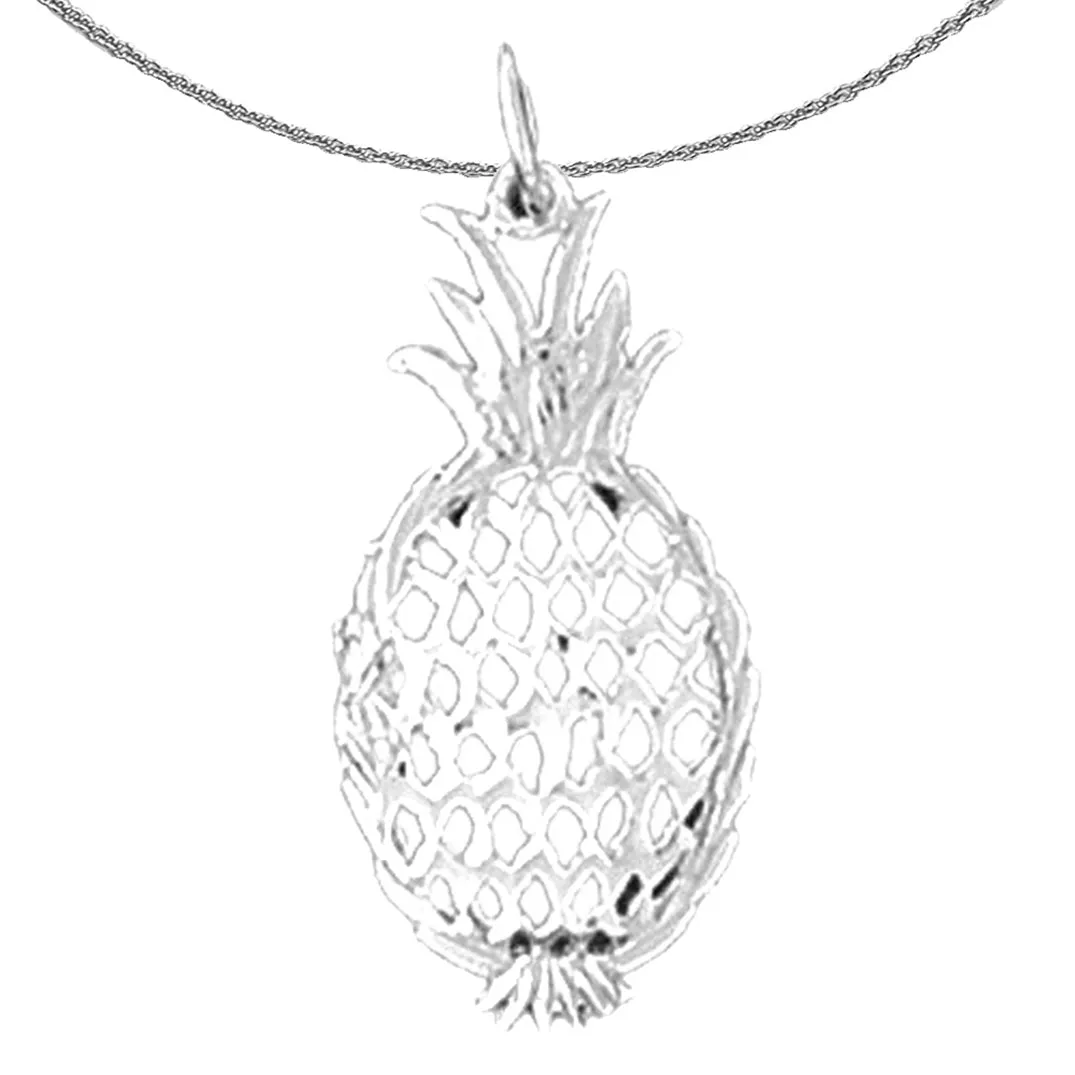 14K or 18K Gold Pineapple Pendant