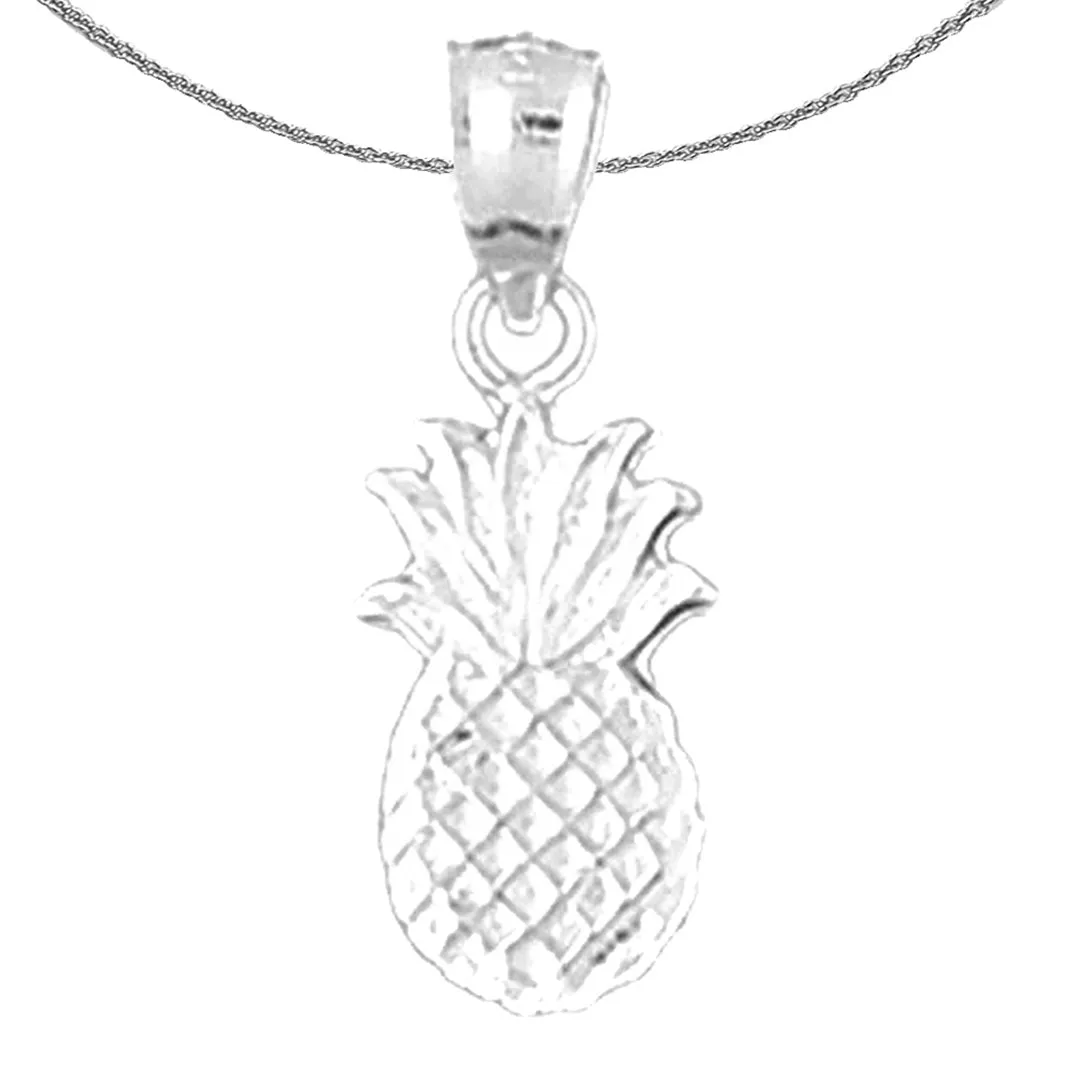 14K or 18K Gold Pineapple Pendant