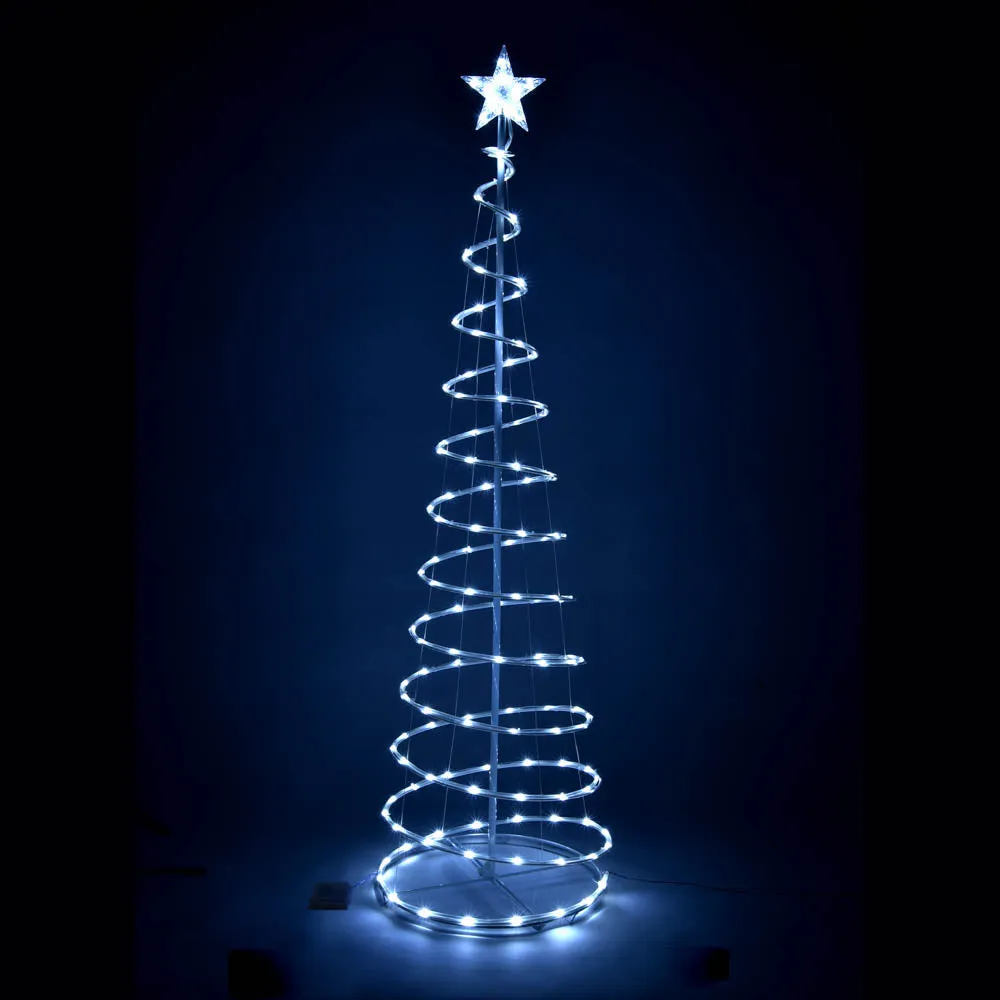 6' LED Lighted Xmas Spiral Tree