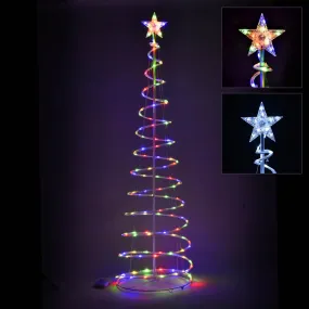 6' LED Lighted Xmas Spiral Tree