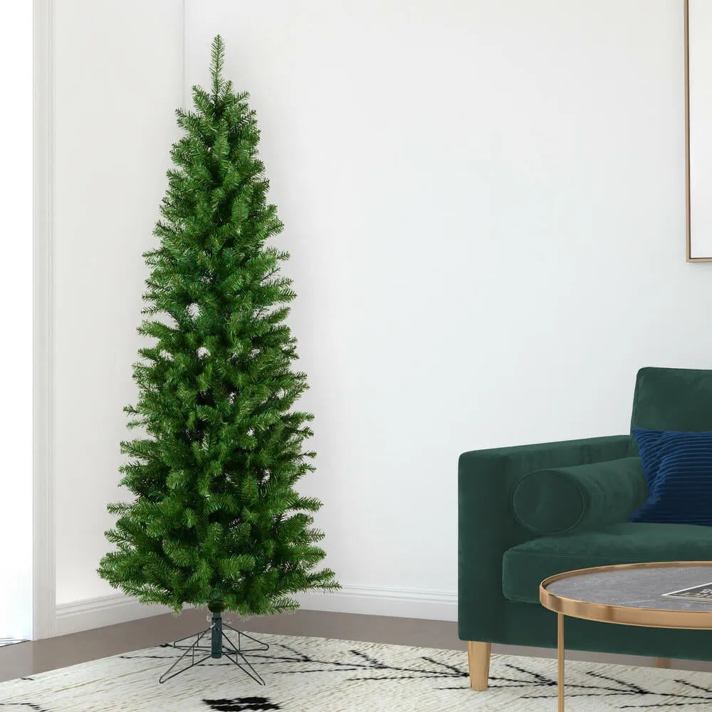 6.5' Salem Pencil Pine Artificial Christmas Tree, Unlit