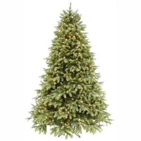 6.5' x 54" EZ Plug Artificial Xmas Tree Clear Incandescent Dura-Lit Mini Lights