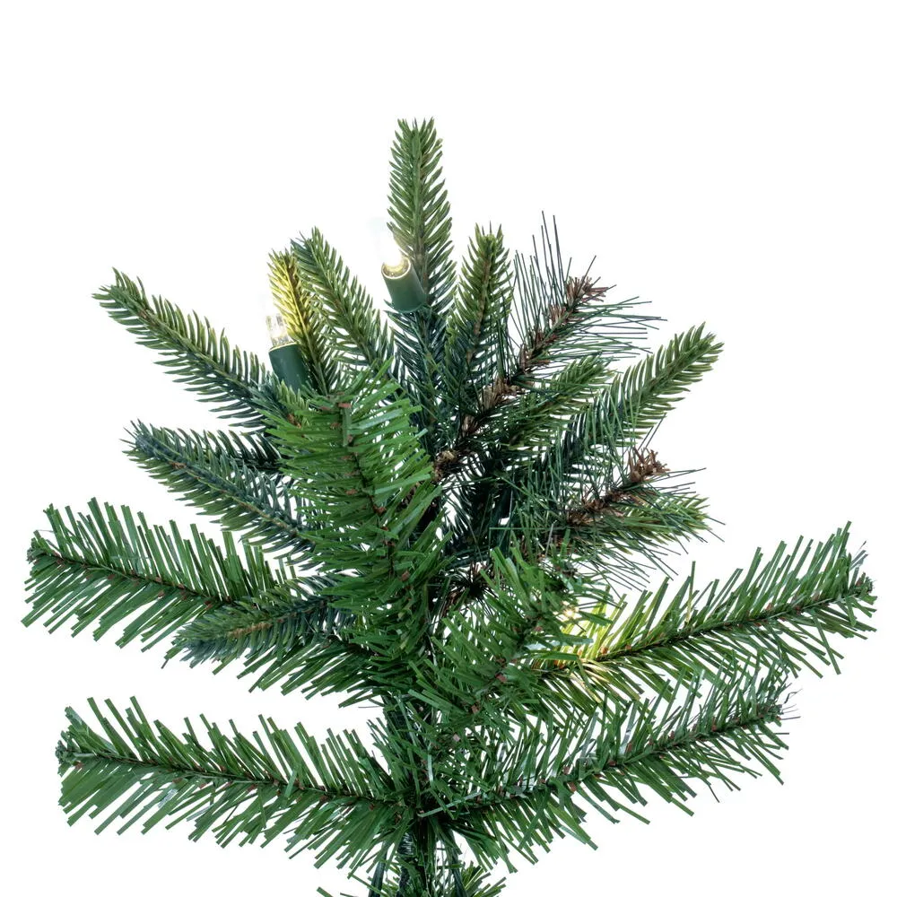 7' Shawnee Fir Artificial Christmas Tree, Warm White LED Dura-lit Lights