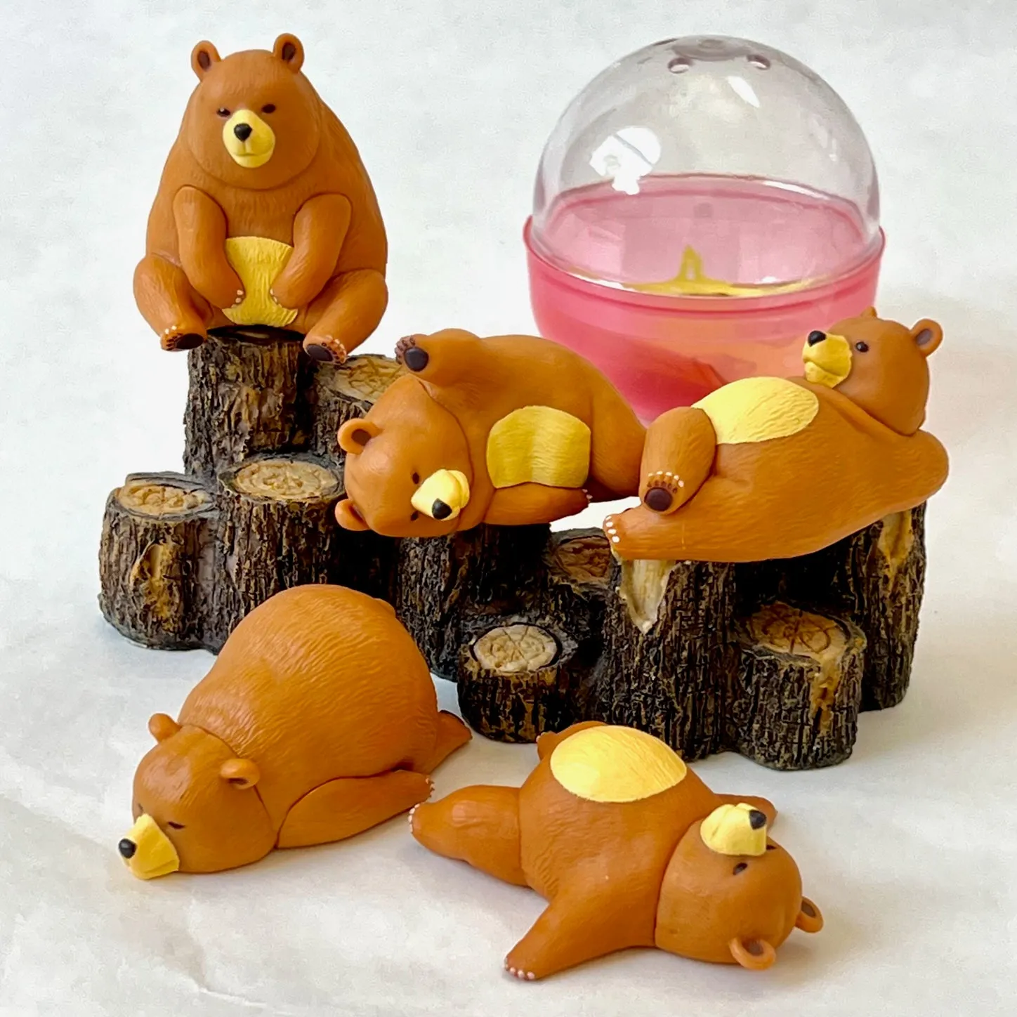 70240 Hitoyasumi Suru Kuma Relax Bear Figurine Capsule-5