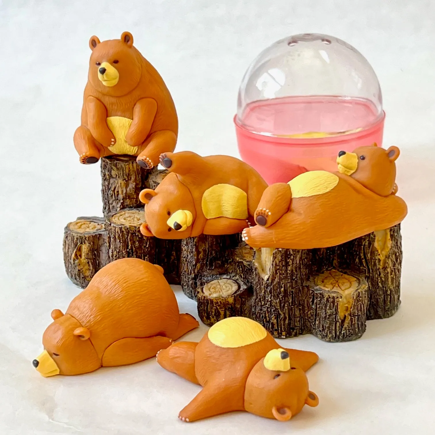 70240 Hitoyasumi Suru Kuma Relax Bear Figurine Capsule-5