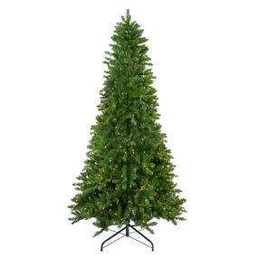 9' Pre-Lit Slim Eastern Pine Artificial Christmas Tree - Clear Lights