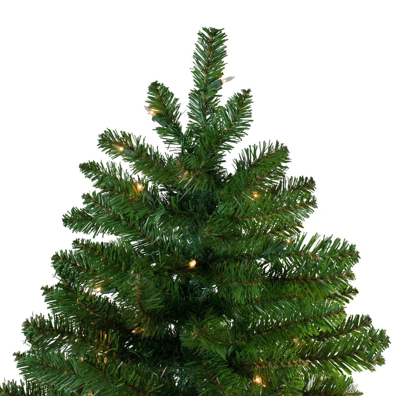 9' Pre-Lit Slim Eastern Pine Artificial Christmas Tree - Clear Lights