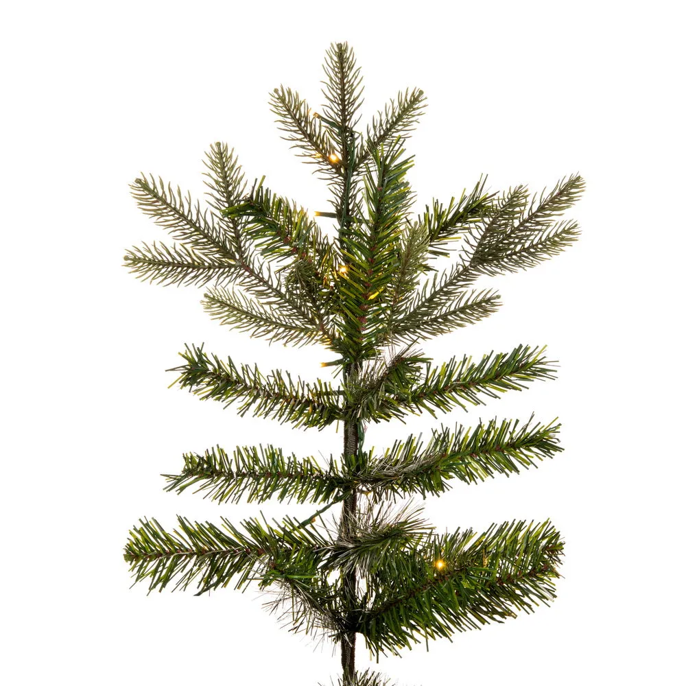 9' x 66" Douglas Fir Artificial Pre-Lit Christmas Tree with Warm White LED