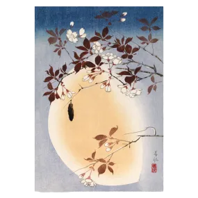 Art Print - Blossoms and Moon