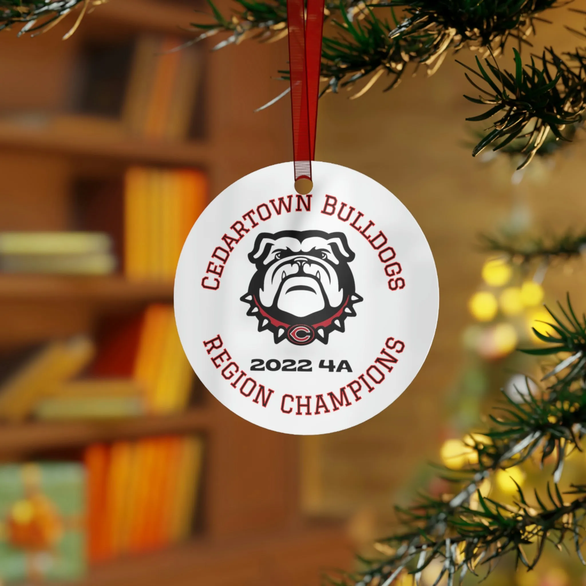 Cedartown REGION CHAMP ornament 2022 Metal Ornaments