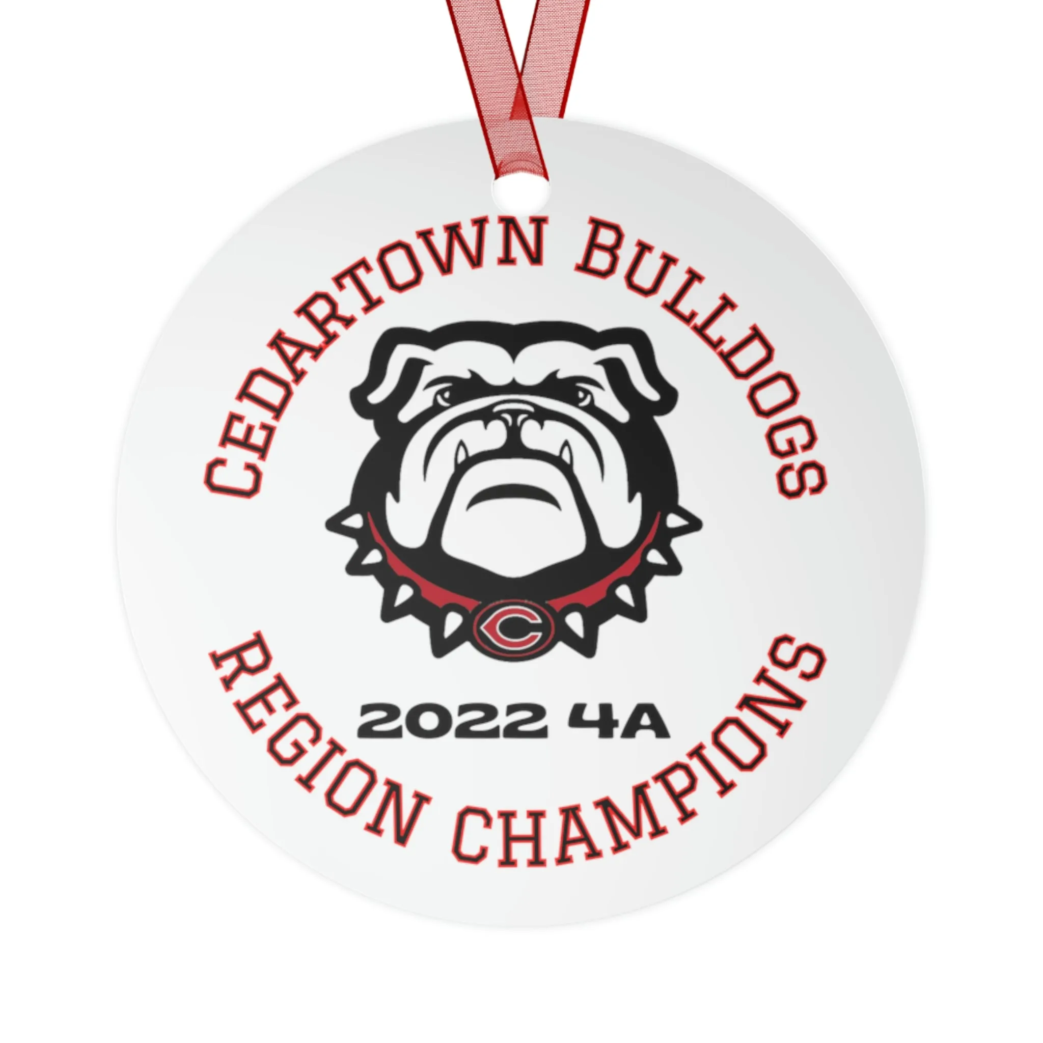 Cedartown REGION CHAMP ornament 2022 Metal Ornaments