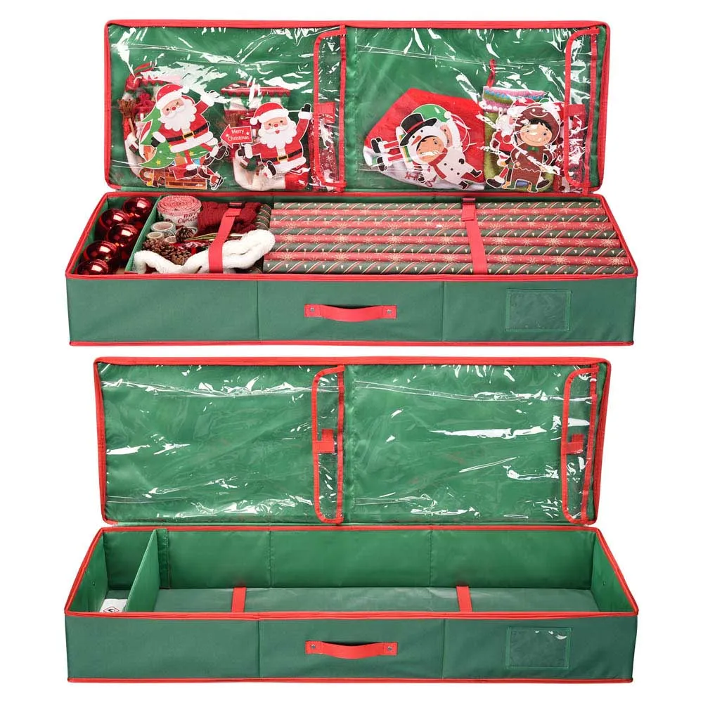 Christmas Gift Wrap Storage Bag 41"x13"x5" Oxford