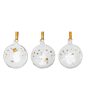 Christmas Tree Bauble Stars - Set of 3