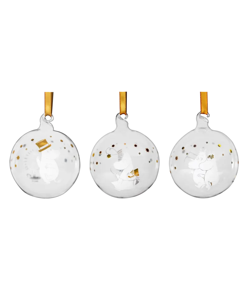 Christmas Tree Bauble Stars - Set of 3