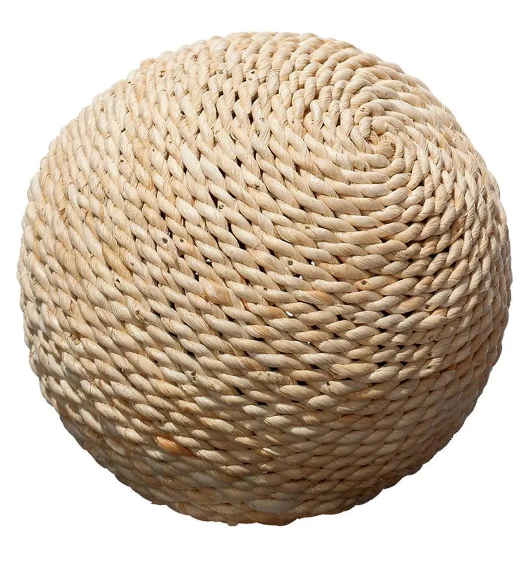 Coastal Style Natural Cornstraw Malibu Balls