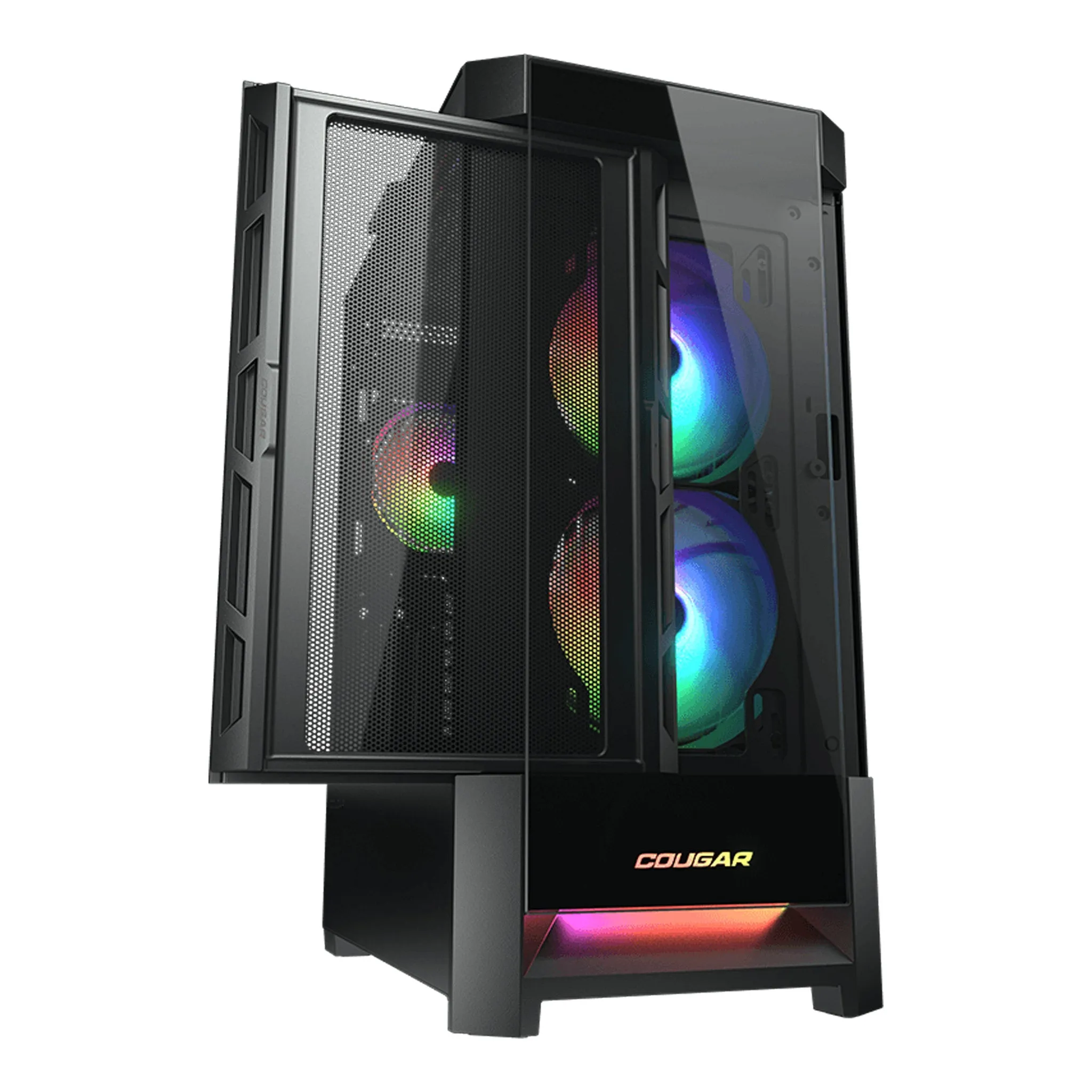 COUGAR DUOFACE RGB E-ATX Black Mid-Tower Gaming Case