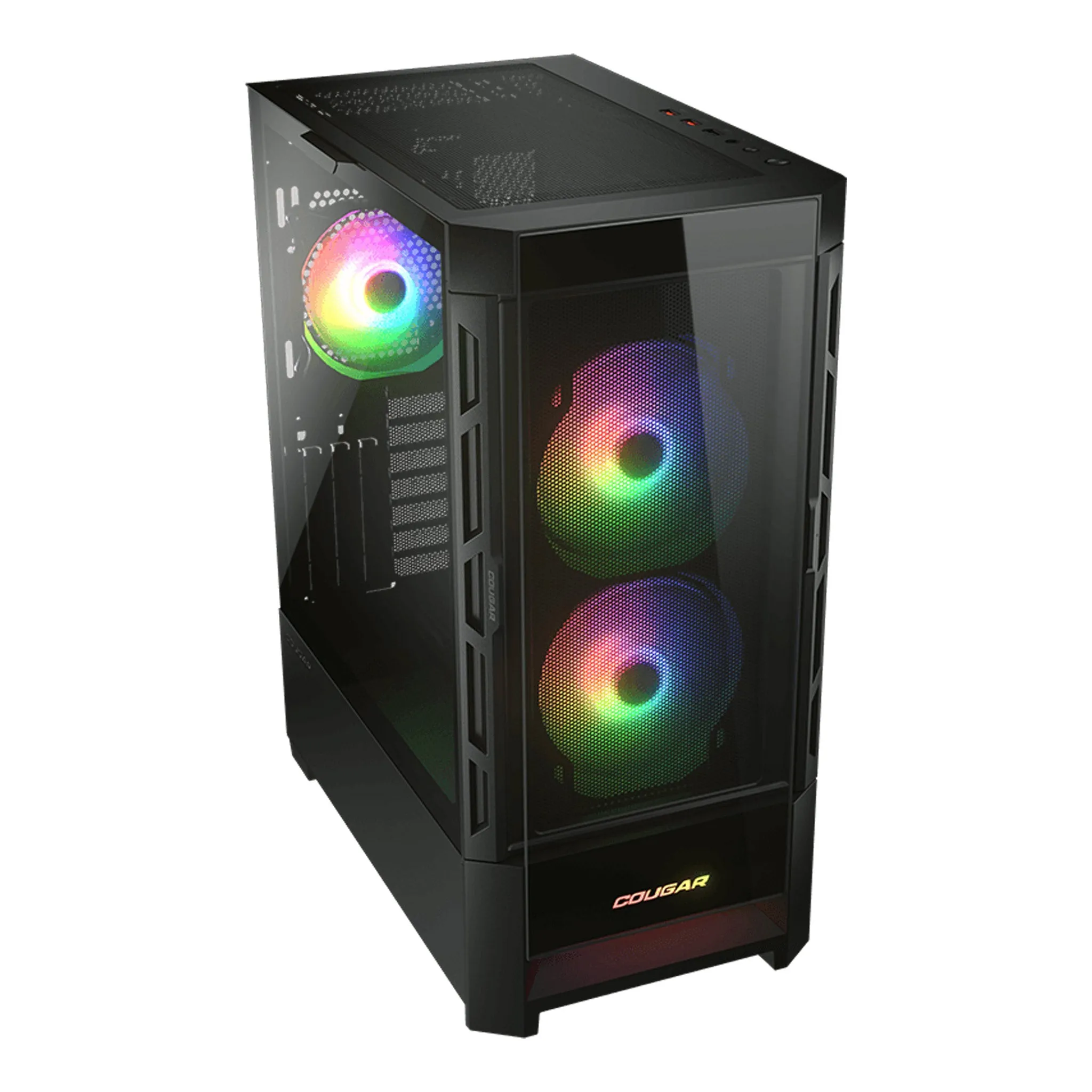 COUGAR DUOFACE RGB E-ATX Black Mid-Tower Gaming Case