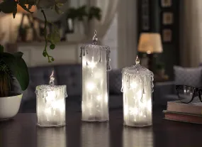 Frosted Candle Set