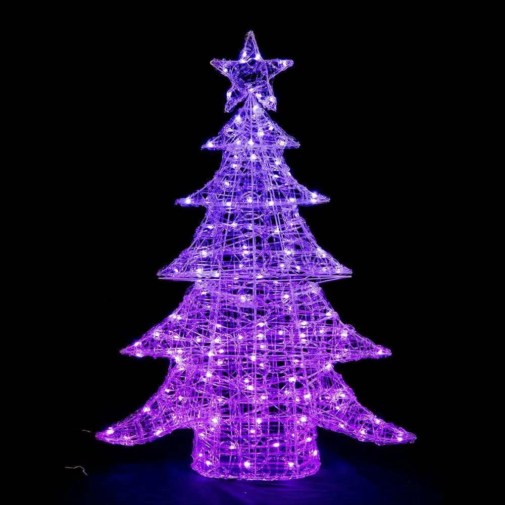 LED Rainbow Acrylic Tree with App (100cm)