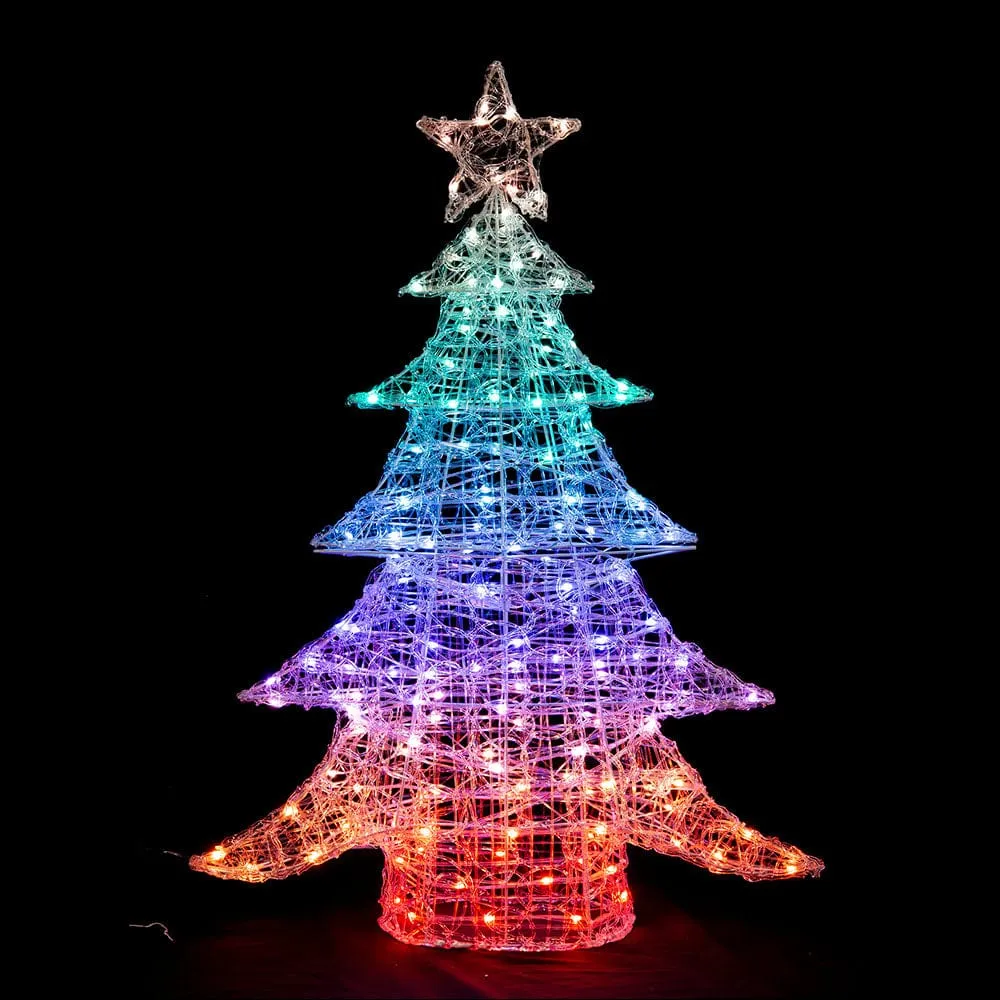 LED Rainbow Acrylic Tree with App (100cm)