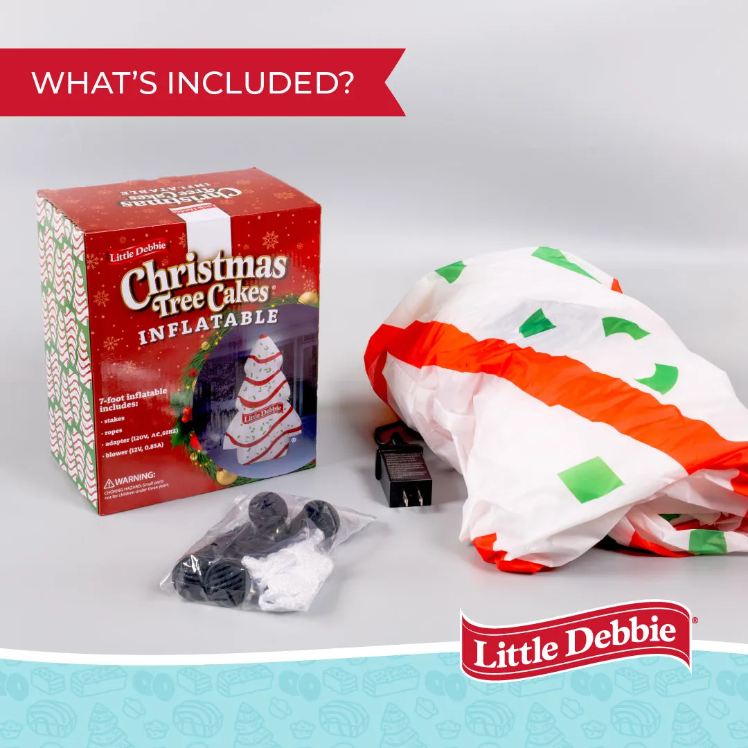 Little Debbie® Christmas Tree Cake Yard Inflatable