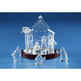 Miniature Nativity Set & Base