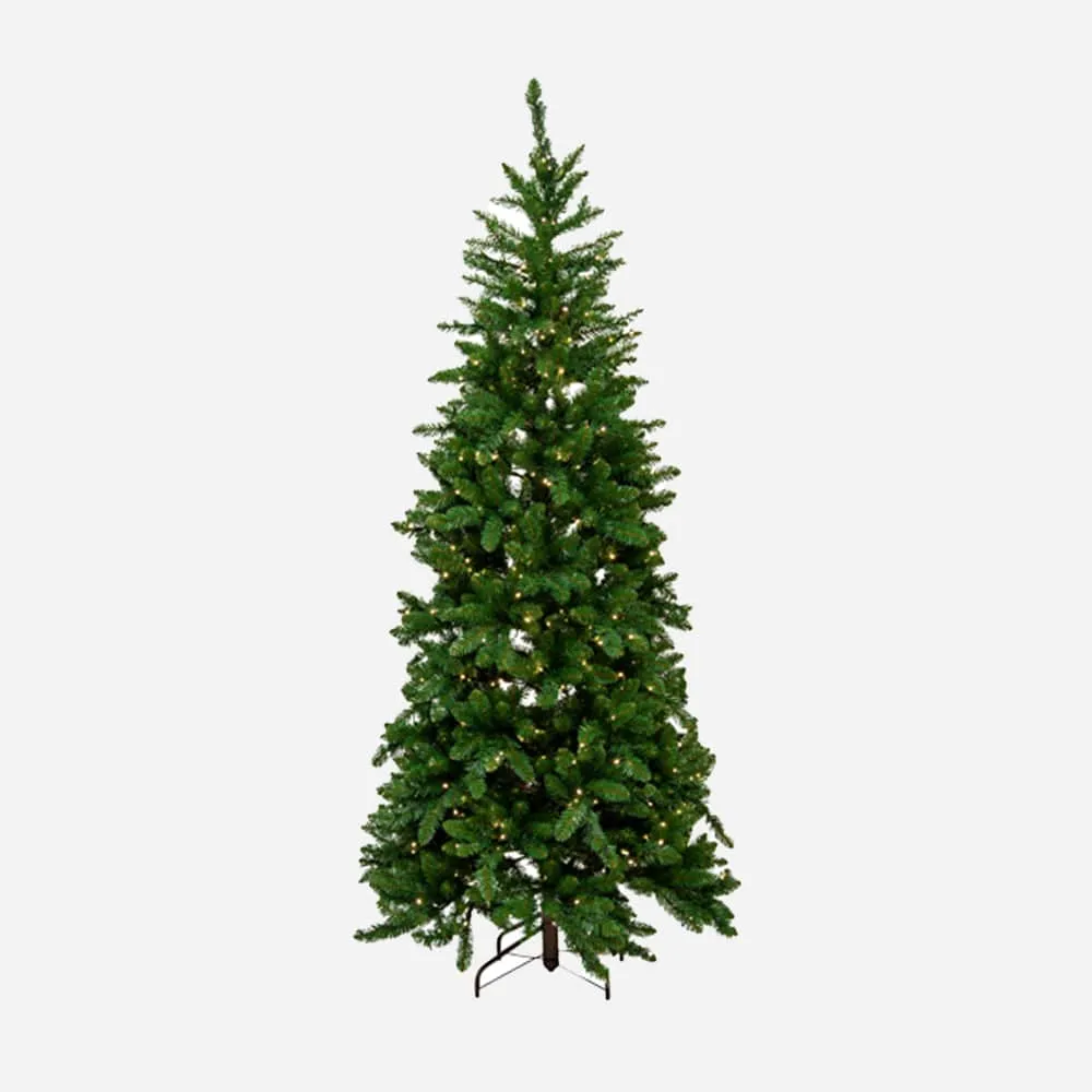 Pre-Lit Noble Pine Pencil Tree 7ft (2.1m)