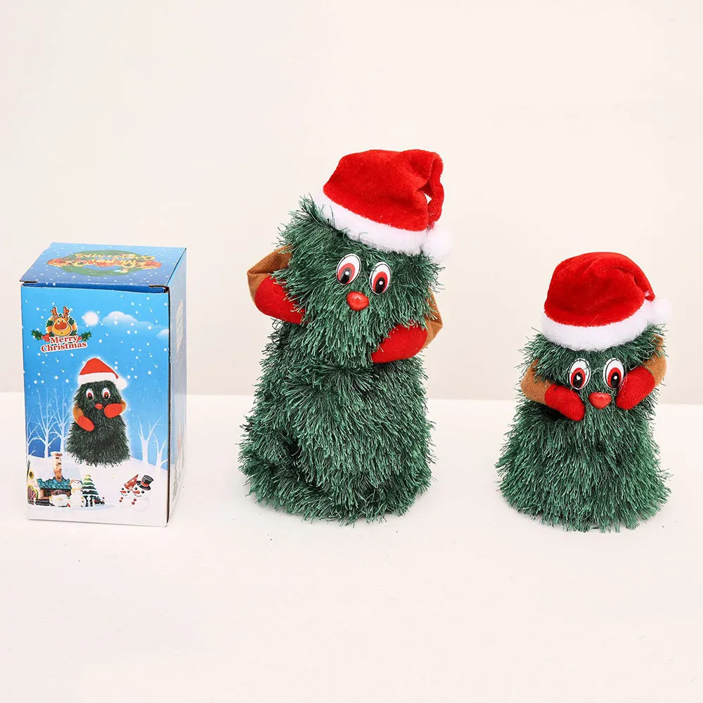 Singing and Dancing Christmas Tree Plush Toys For Kids Gift, TO0016