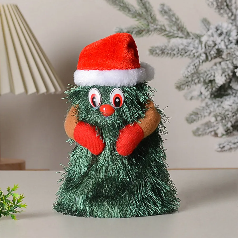 Singing and Dancing Christmas Tree Plush Toys For Kids Gift, TO0016