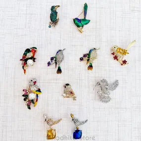 Vrindavan Birds -  Pendants-(Pins)